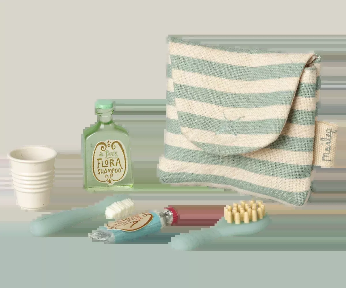 Mouse Toothbrush Set - Blue Stripe