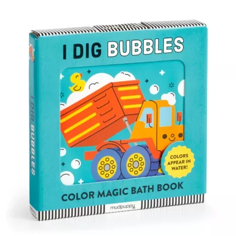 Mudpuppy Magic Bath Book - I Dig Bubbles