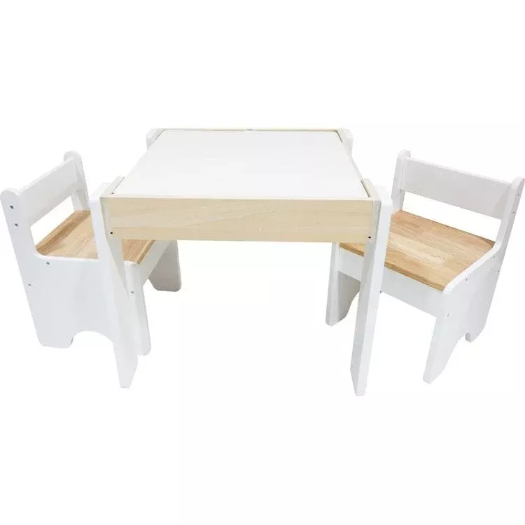 Multi-Activity Table with Reversible Tabletop & Chairs Set