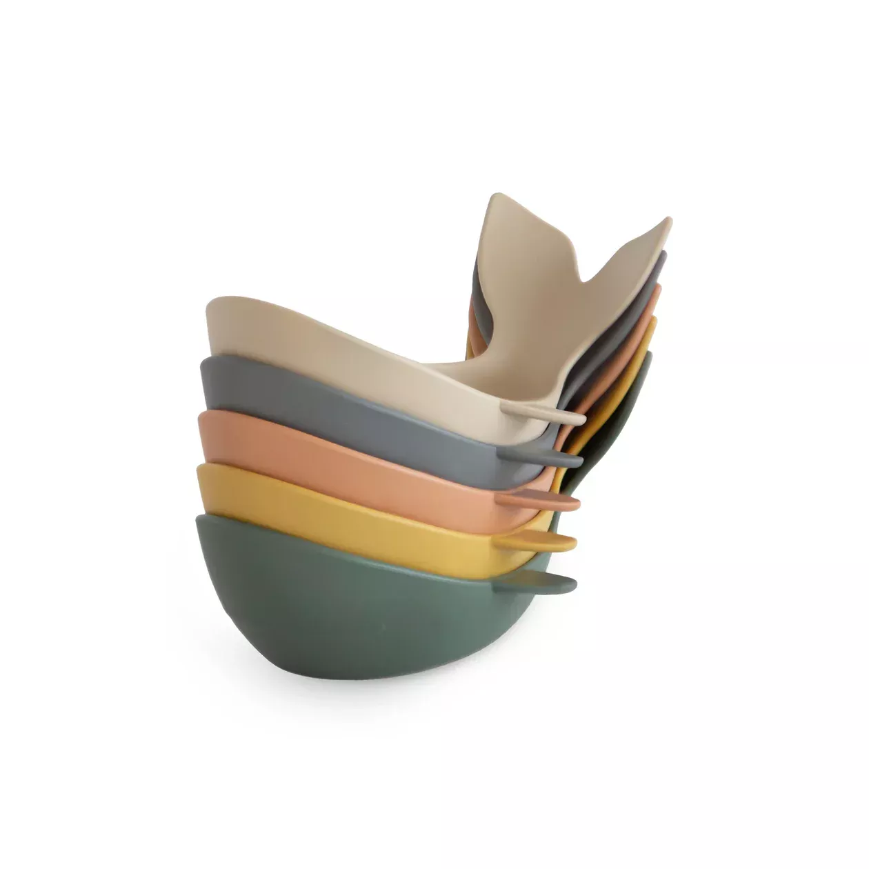 Mushie Whale Bath Stackers | Retro