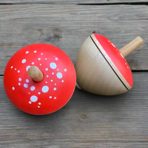 Mushroom/Toadstool Spinning Top
