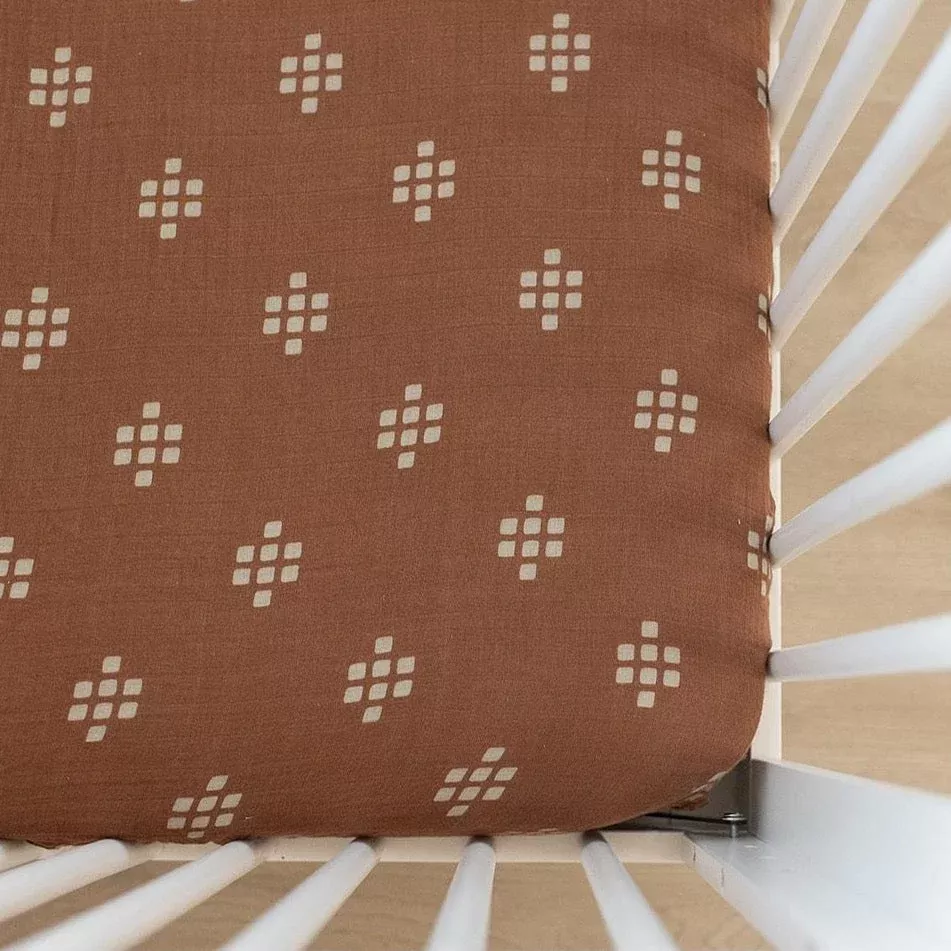 Muslin Crib Sheet | Chestnut Textiles