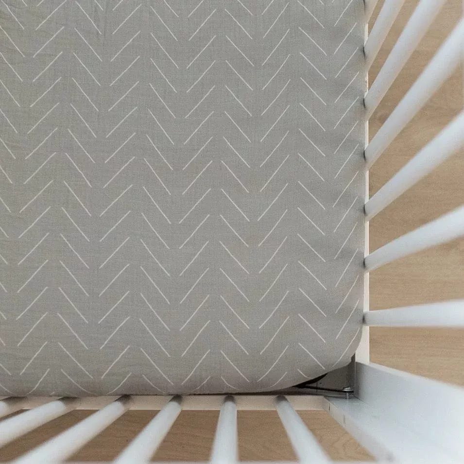 Muslin Crib Sheet | Desert Sage