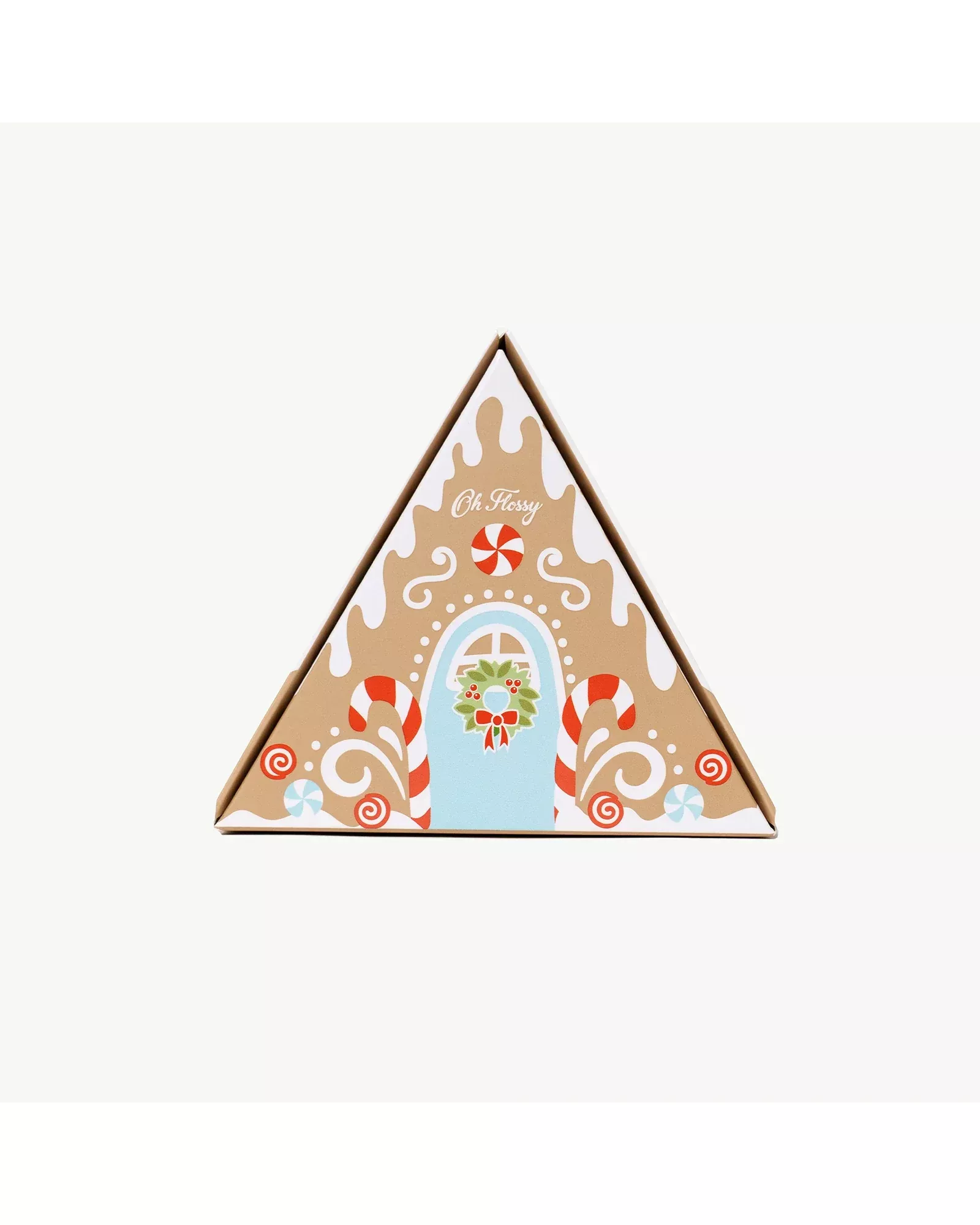 Oh Flossy Gingerbread House Mini Mani Set