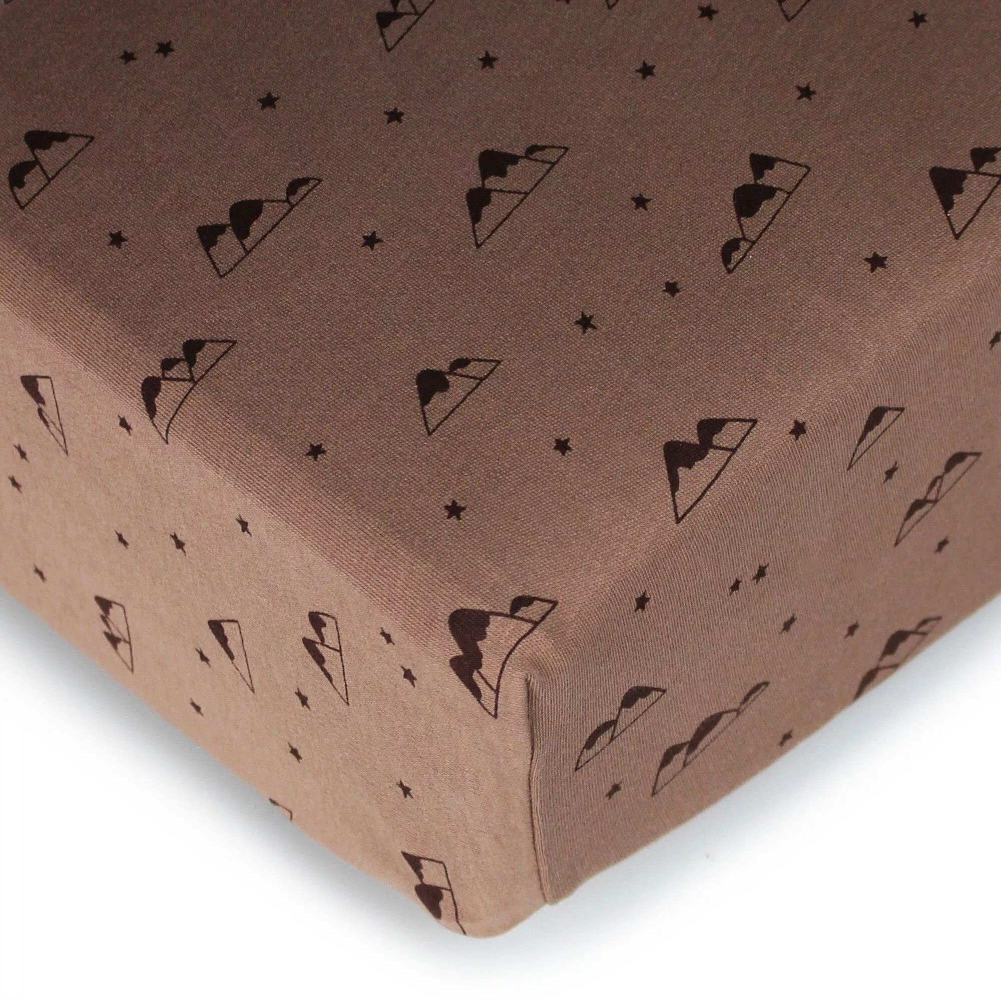 Organic Crib Sheet | Latte Mountain