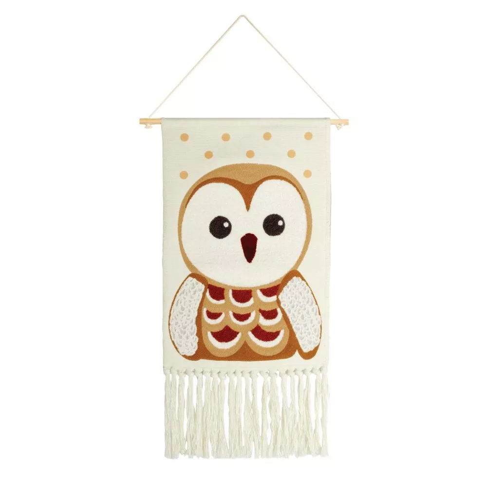 Owl Woven Tapestry