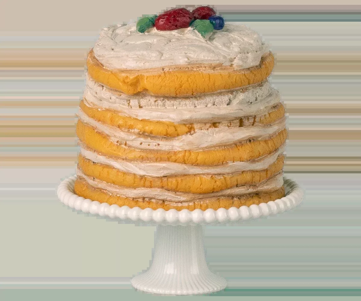 Party Cake and Cakestand - Off-White