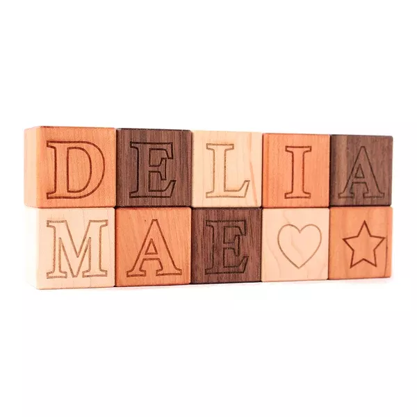 Personalized Name Blocks