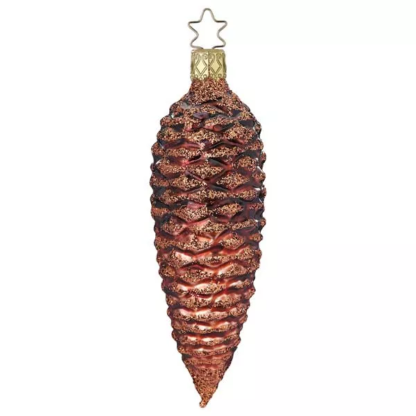 Pine Cone Glass Ornament