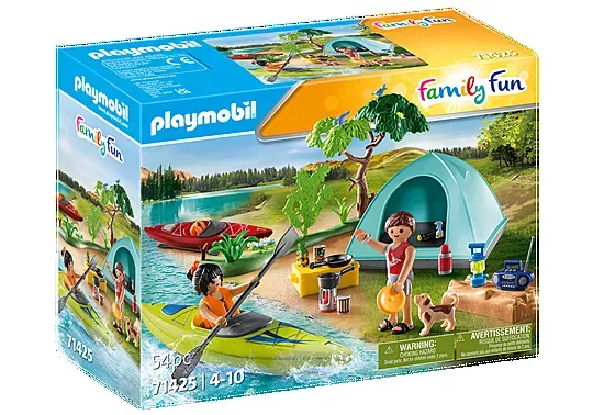 Playmobil Camping With Campfire