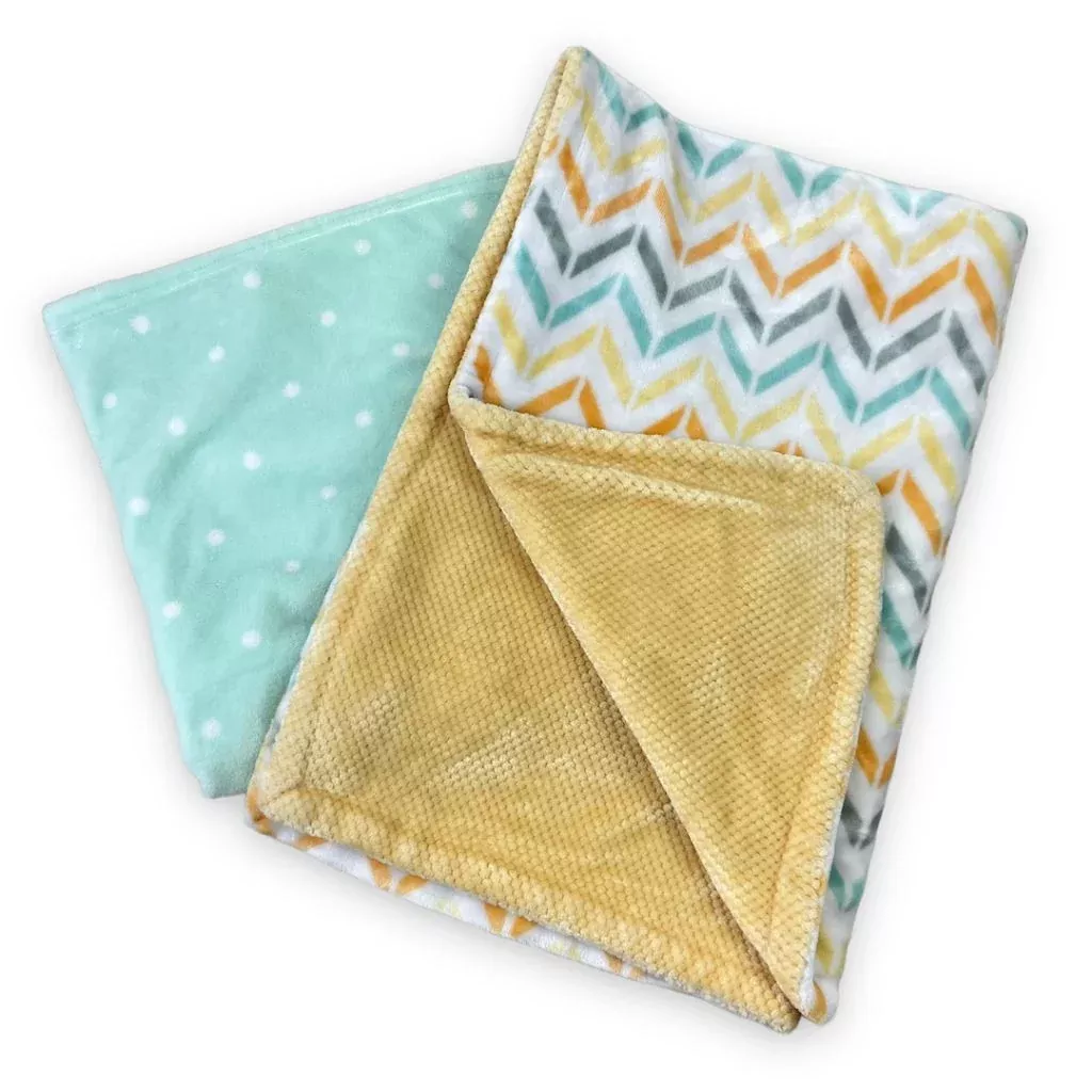 Plush Baby Blanket Bundle