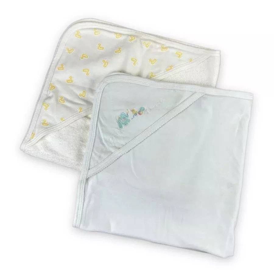 Plush Hooded Baby Towel Bundle
