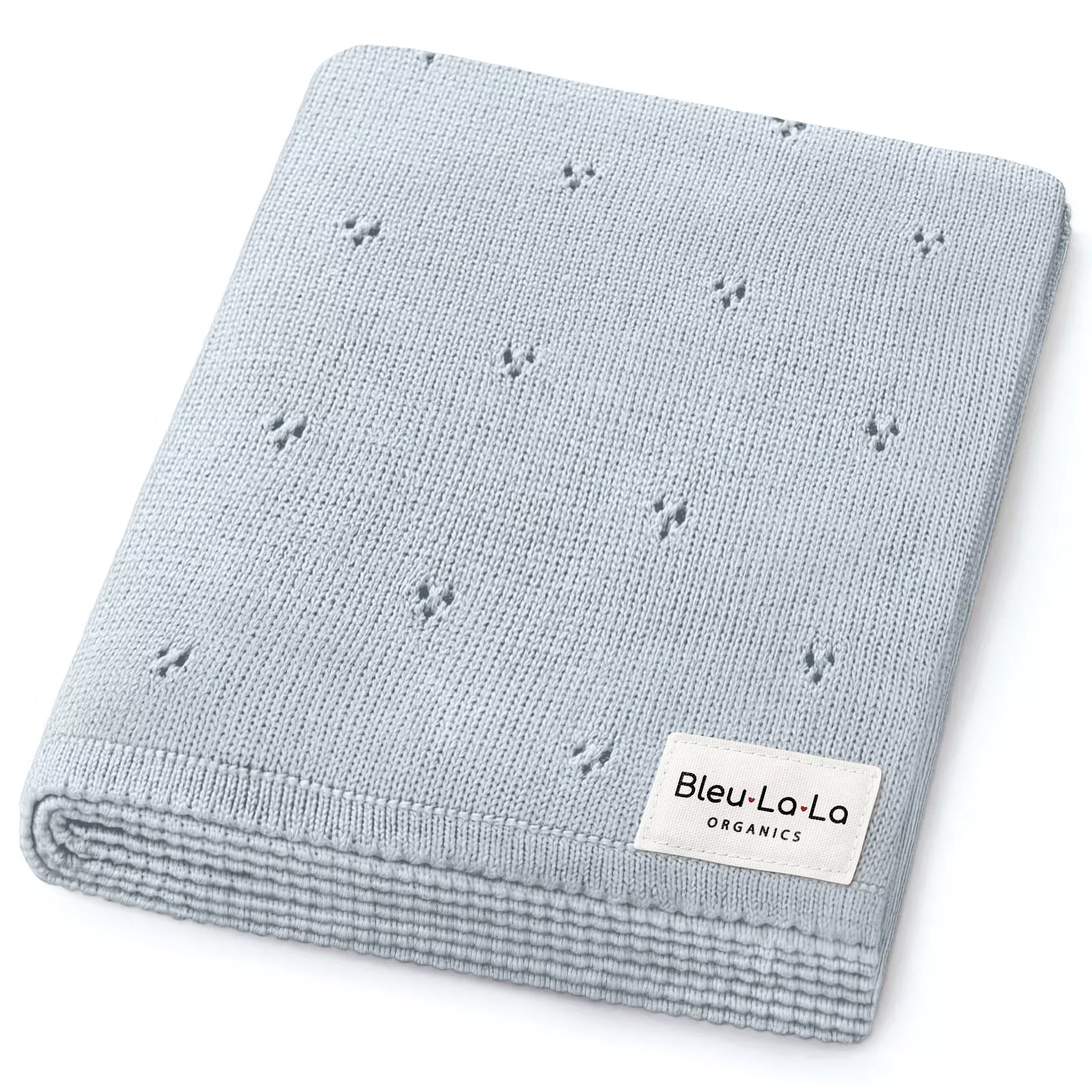 Pointelle Knit Swaddle Blanket