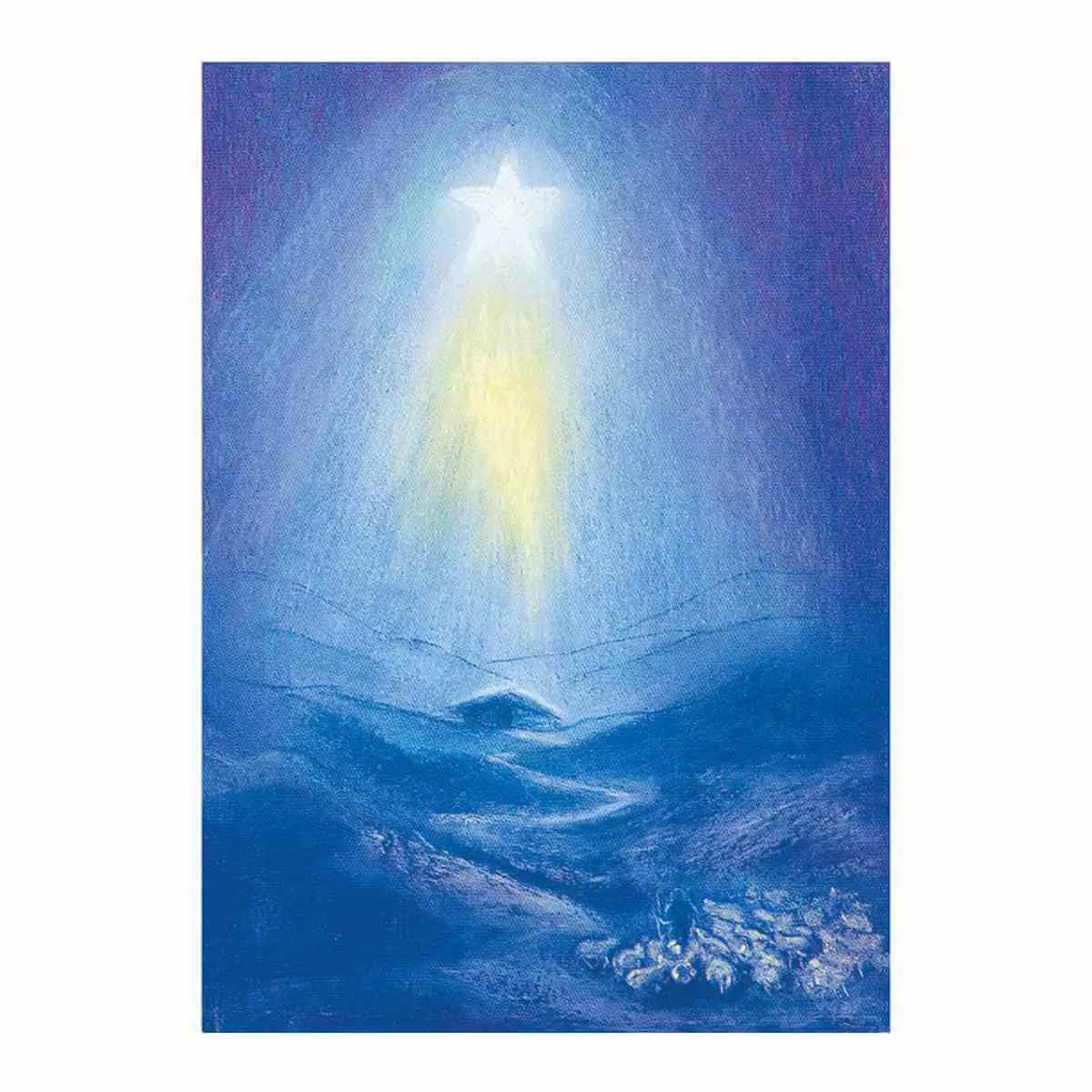 Postcards - Christmas Night, pack of 5 cards