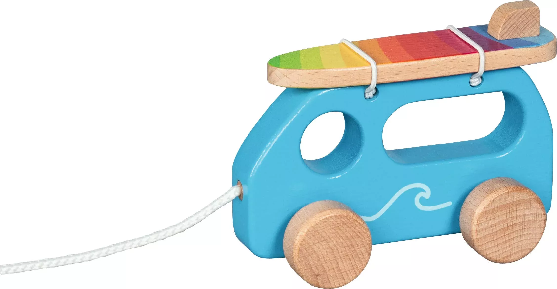 Pull-Along Surfer van