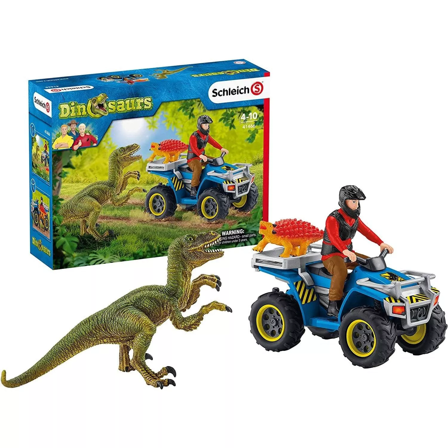 Quad Escape from Velociraptor