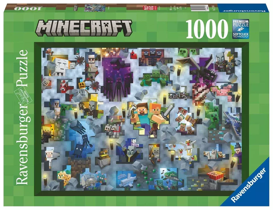 Ravensburger - 1000 pcMinecraft Challenge Puzzle
