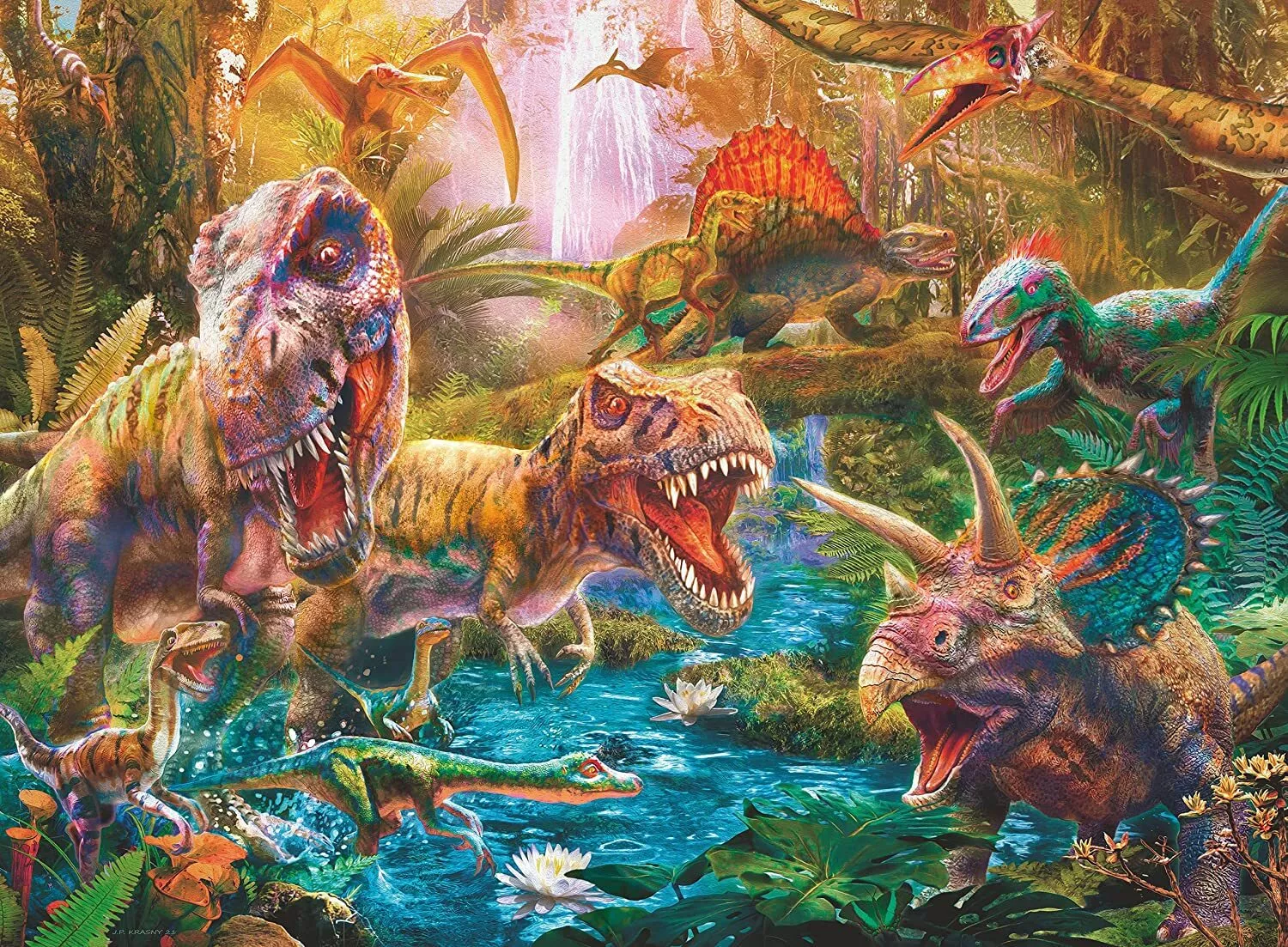 Ravensburger - 150pc T-Rex Attack Puzzle