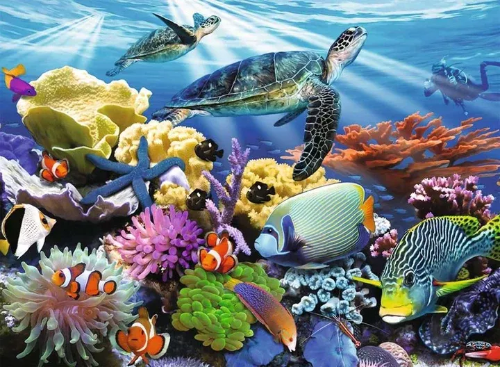 Ravensburger- 200Pc Ocean Turtles Puzzle