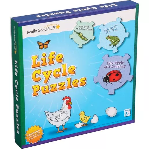 Really Good Stuff Life Cycle Puzzles