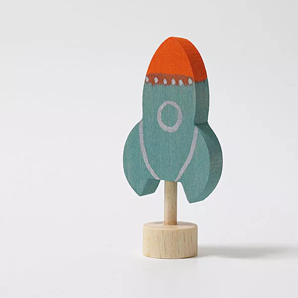 Rocket Birthday Ring Ornament