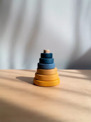 SABO concept Wooden Mini Ring Stacker-Ukrainian