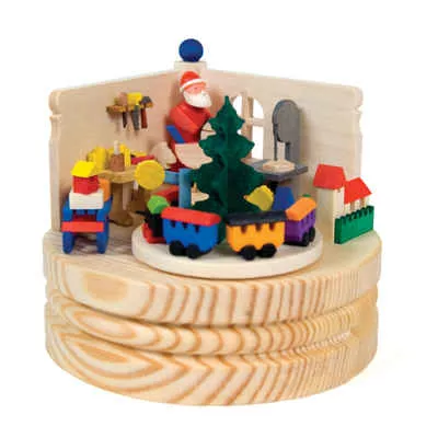 Santa's Workshop Music Box