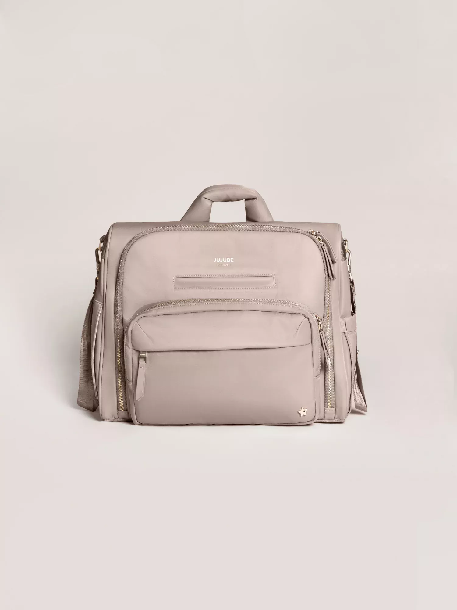Satchel Diaper Bag - Taupe