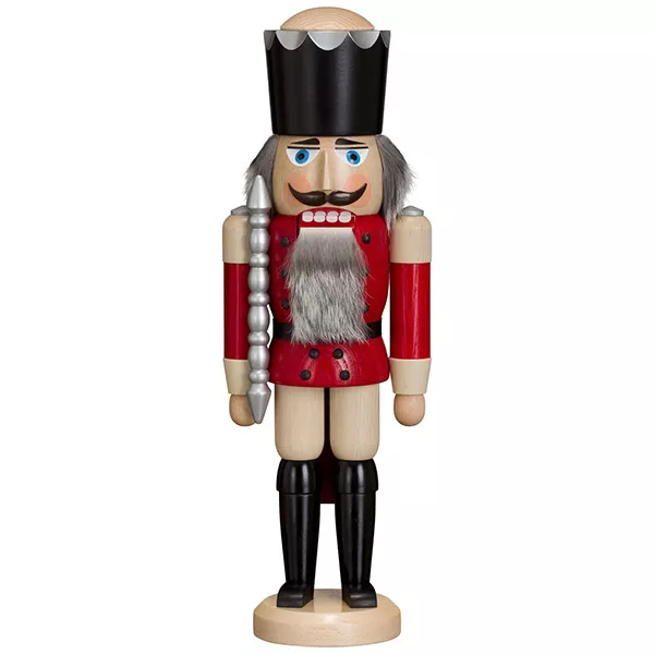 Seiffener Nutcracker King RedStained