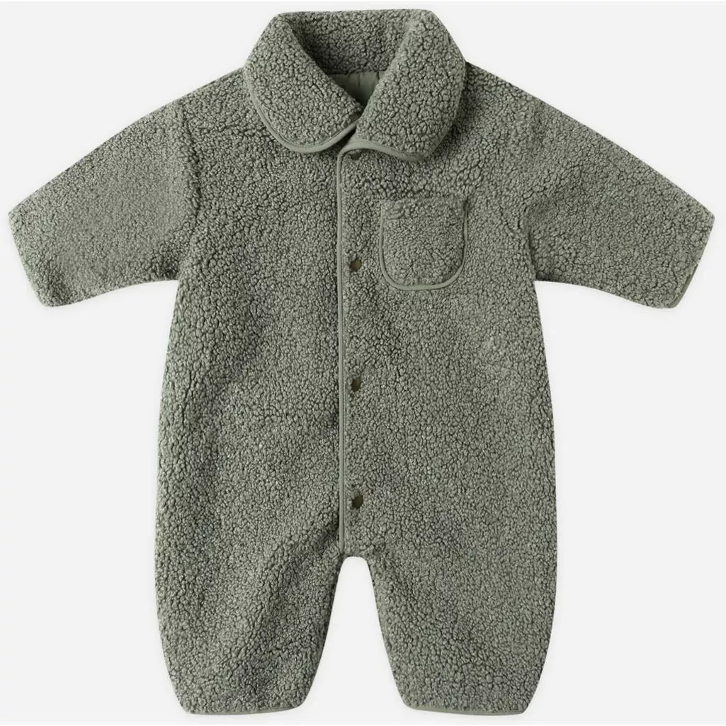 Shearling Jumpsuit | Forest