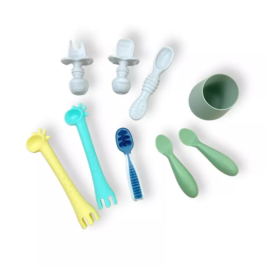 Silicone Feeding Utensils Set