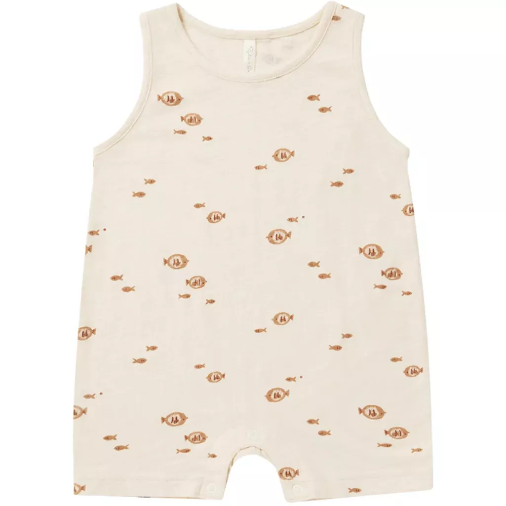 Sleeveless One-Piece | Fish