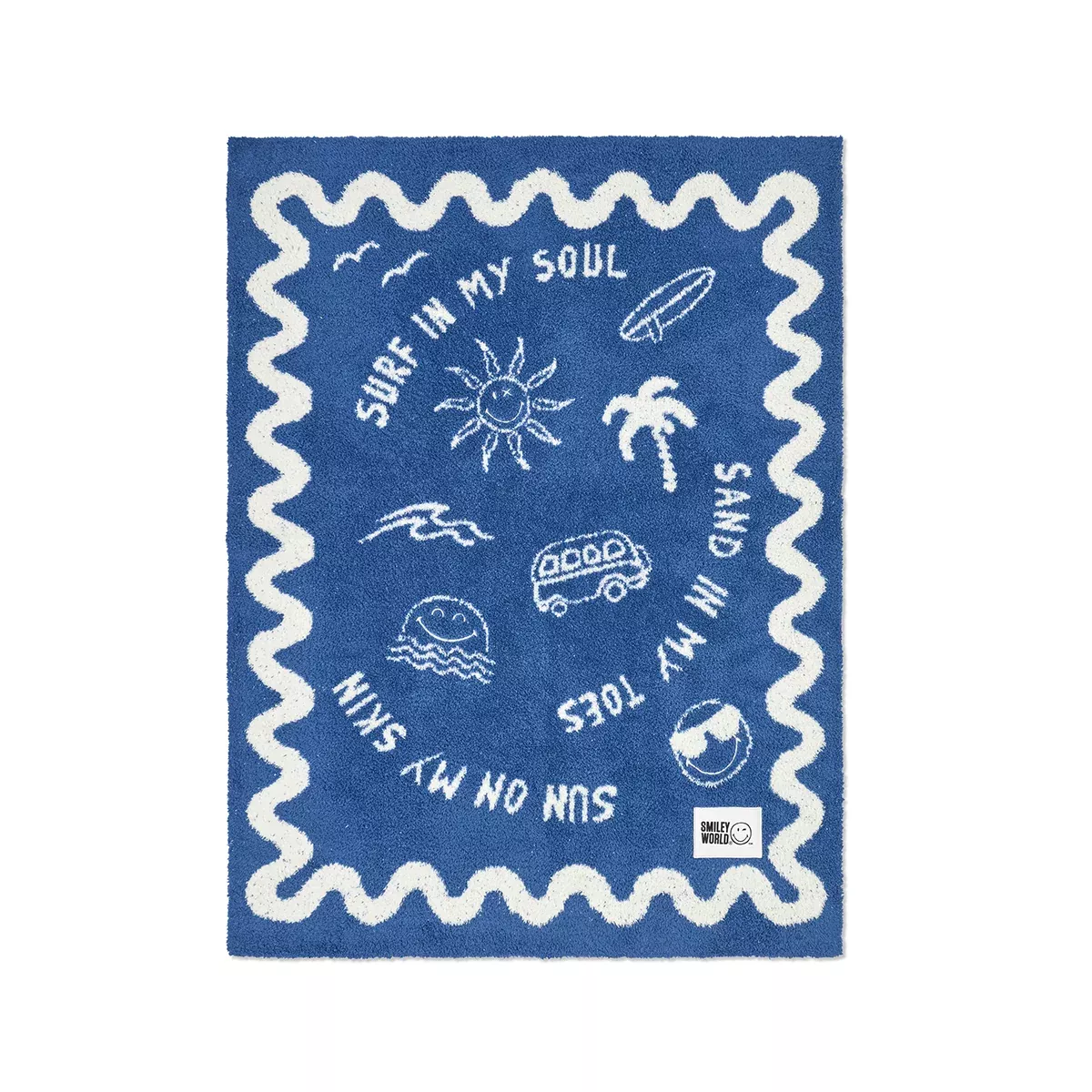 SmileyWorld Surf Stroller Blanket