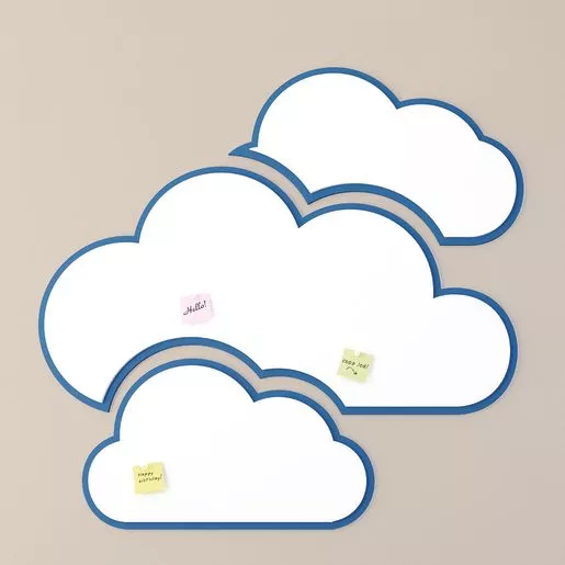 Sound Absorbing Wall Tiles Cloud Set