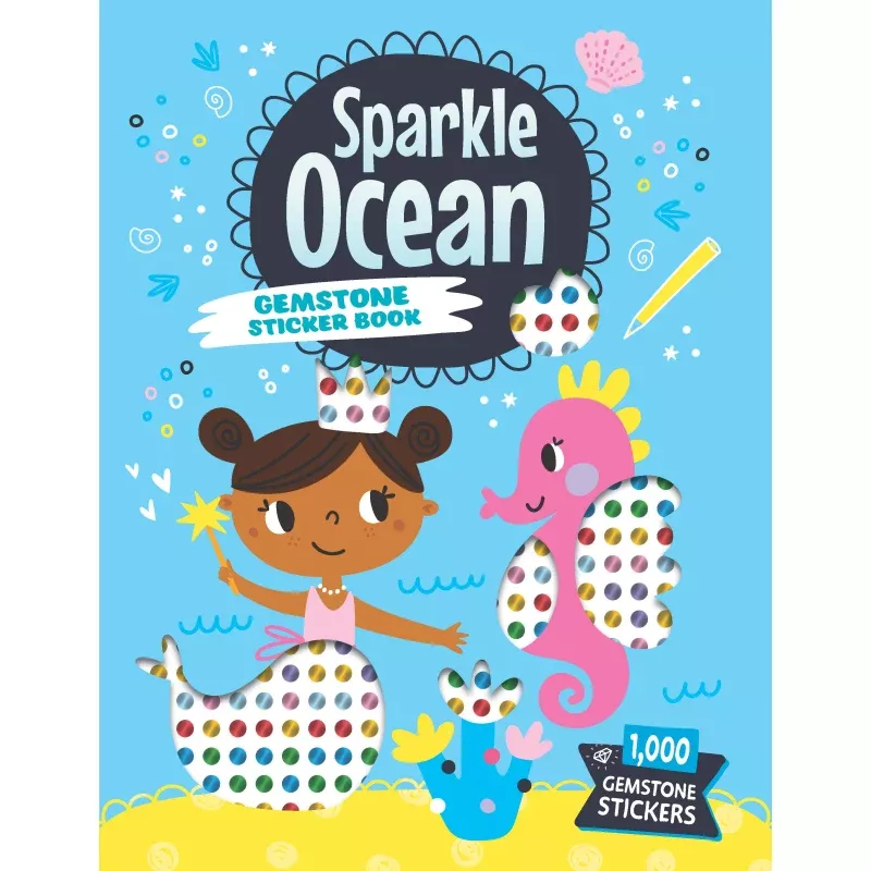SPARKLE OCEAN GEMSTONE STICKER BOOK