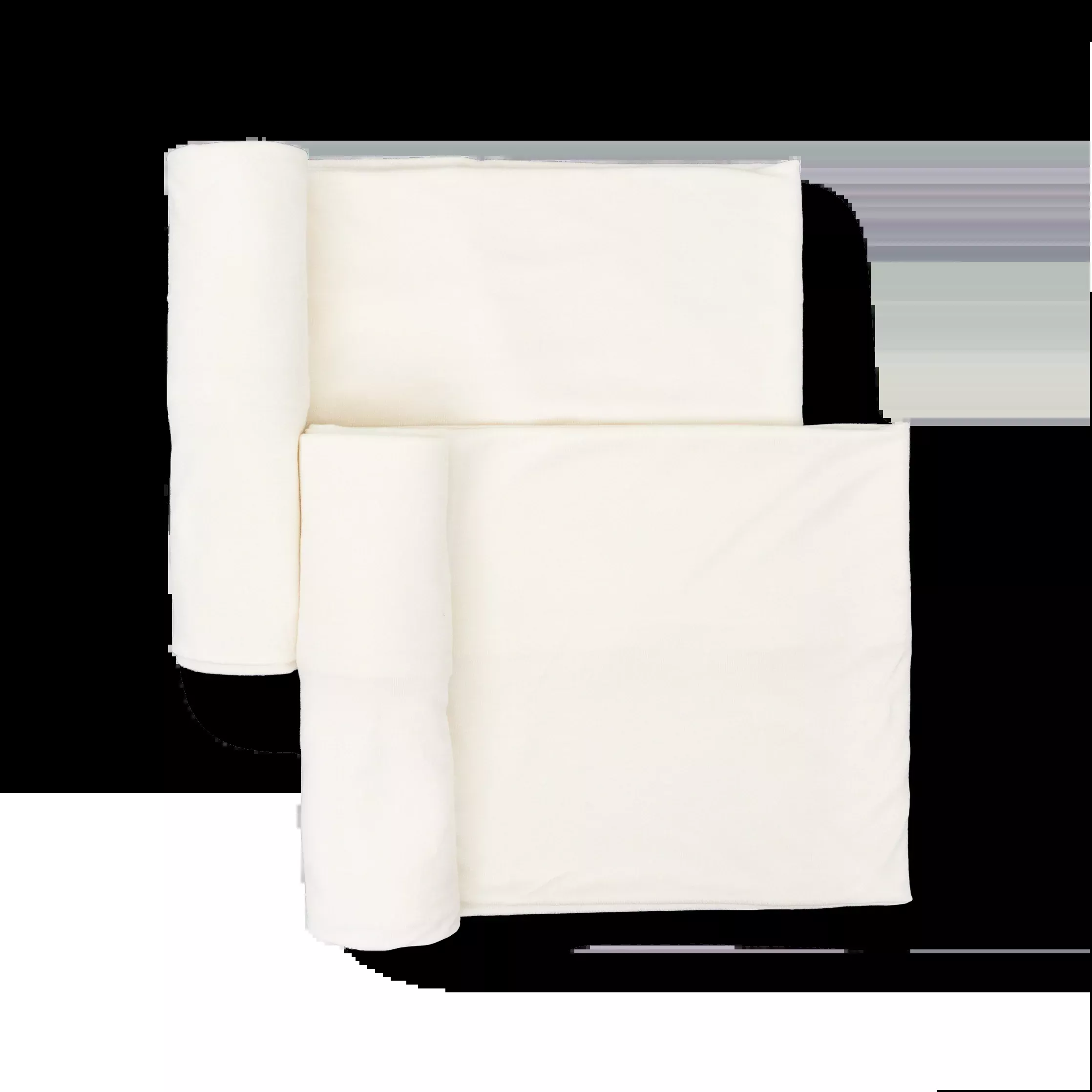 Stretch Knit Swaddle Blanket 2 Pack - White