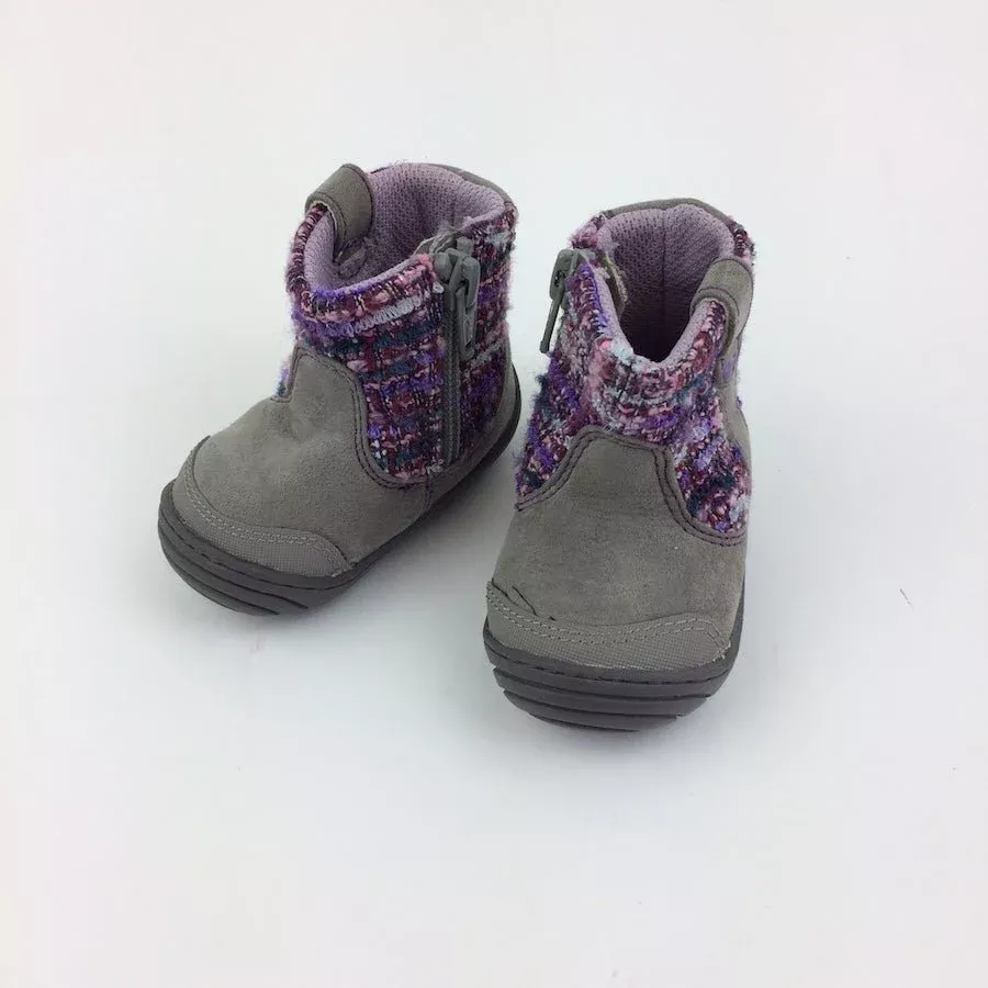Stride Rite Surprise Suede Boots Size 2