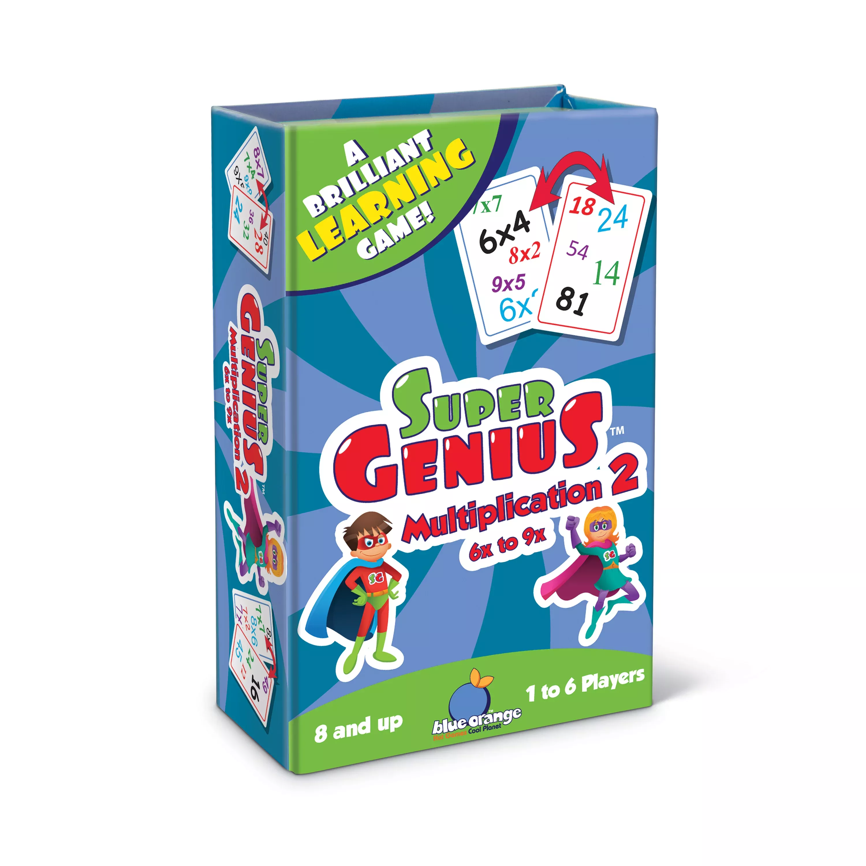Super Genius Multiplication 2 Math Wizard Matching Game