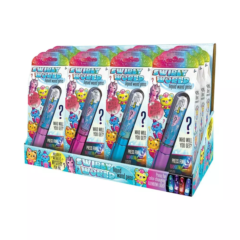 Swirly Worlds Liquid Wand Pens Blind Box Assorted