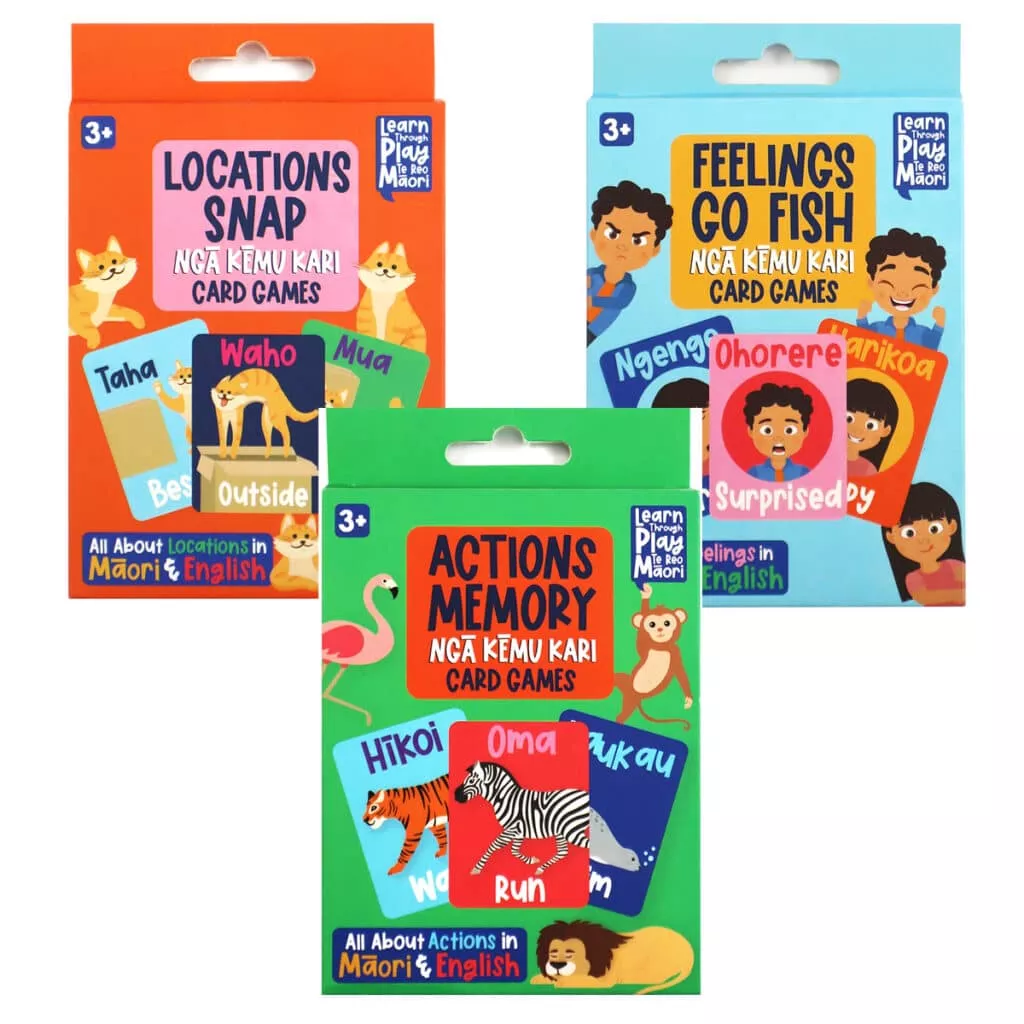 Te Reo Māori Memory Card Games 3 Pack