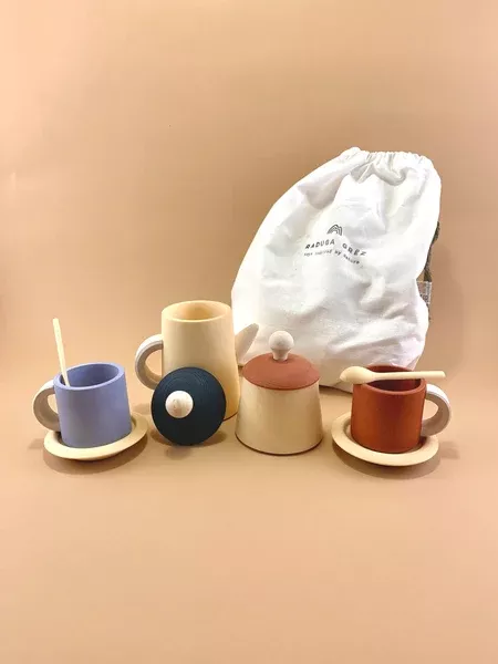 Tea Set - Terra and Blue