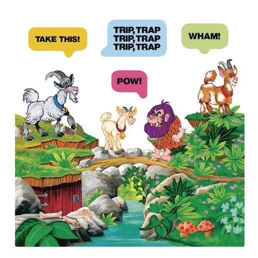 Three Billy Goats Gruff Felt Set