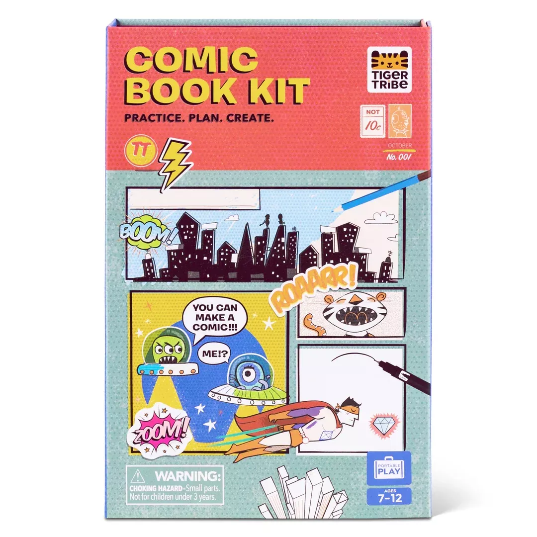 Tiger Tribe - Creative Comic Book Kit Practice Plan Create