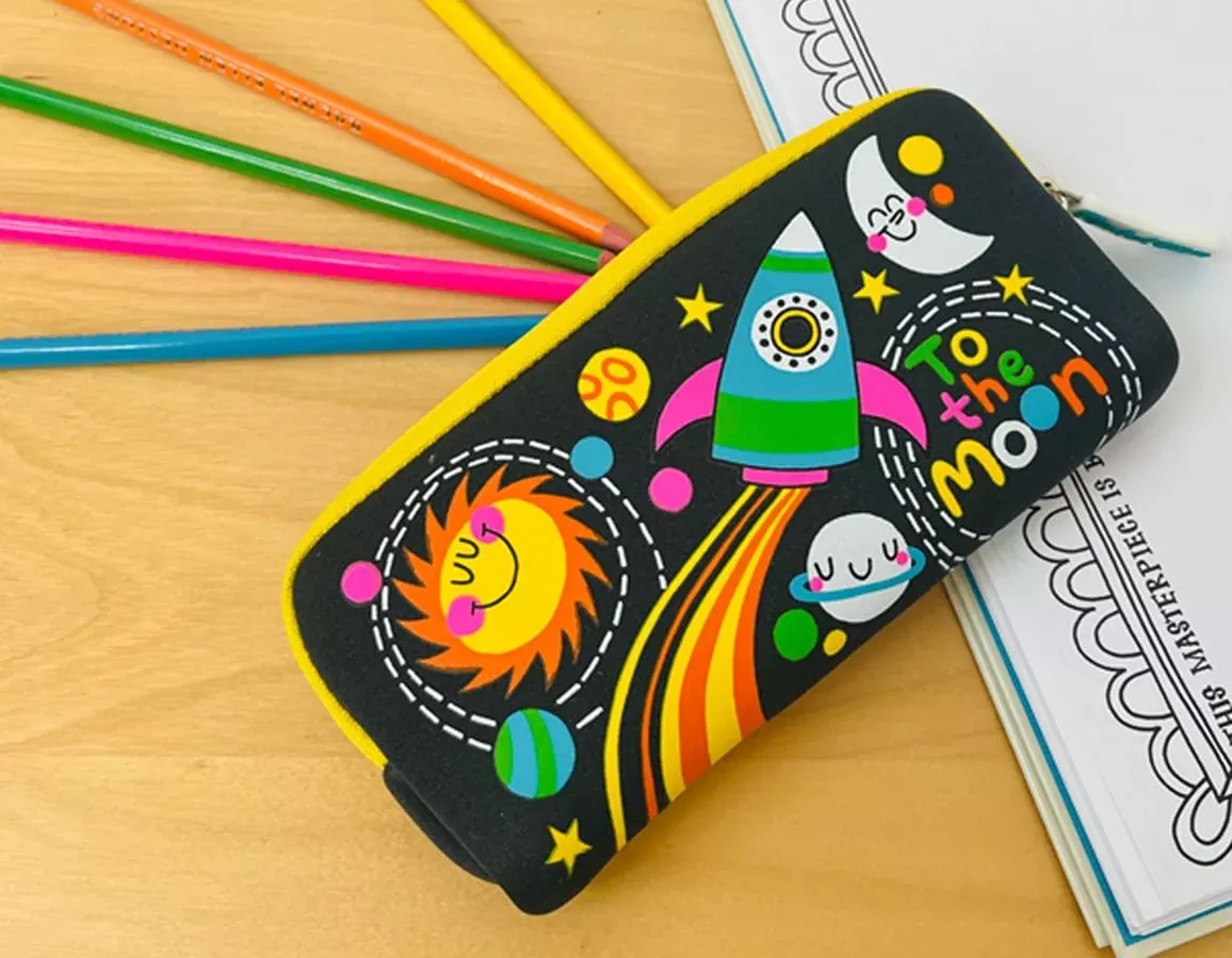 To The Moon - Space Pencil Case