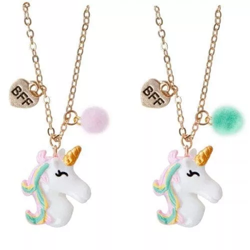 Unicorn BFF Share & Tear Necklace Set (2 pcs)