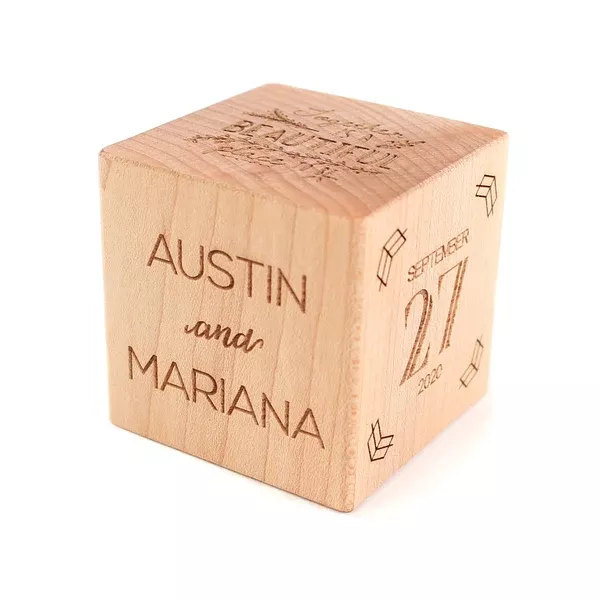 Wedding Keepsake Block