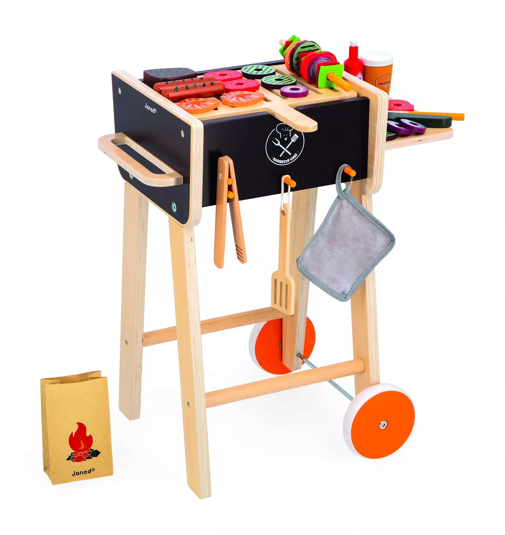 Wooden Barbeque Playset