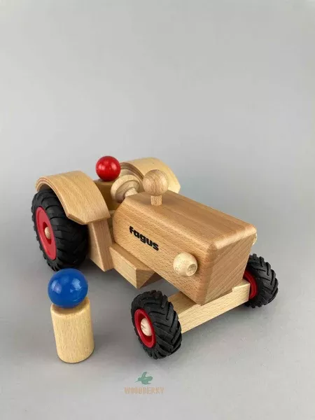 Wooden Old-fashioned Tractor