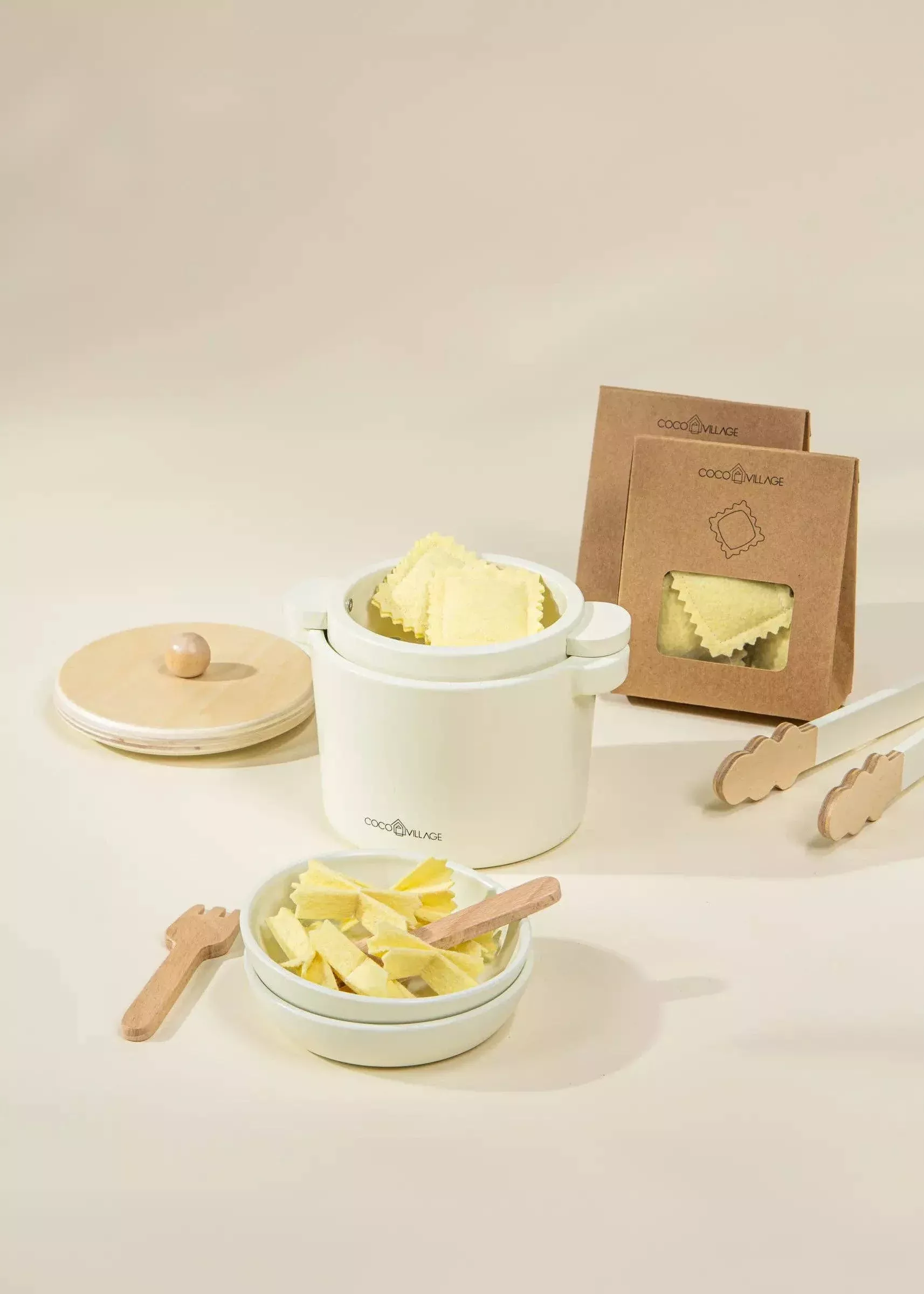 Wooden Pasta Playset