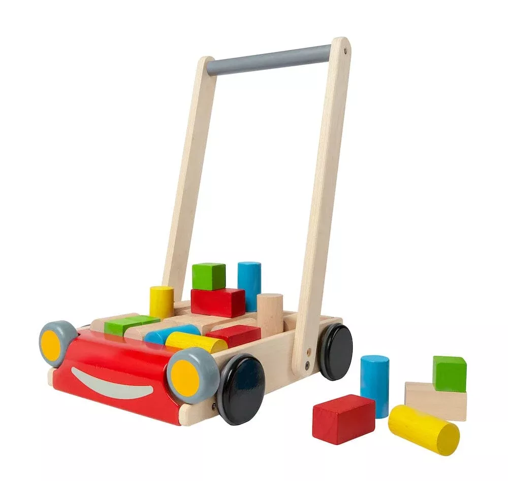Wooden Push Baby Walker